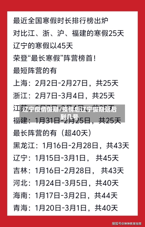 辽宁疫情假期/疫情后辽宁假期延后到几号-第2张图片