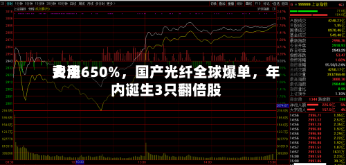 费用大涨650%，国产光纤全球爆单	，年内诞生3只翻倍股-第2张图片