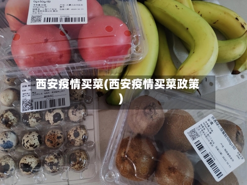 西安疫情买菜(西安疫情买菜政策)