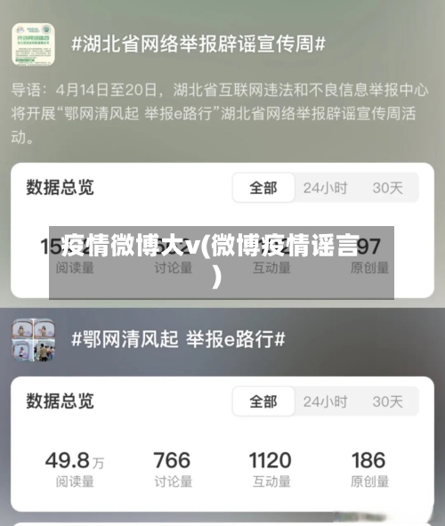 疫情微博大v(微博疫情谣言)-第2张图片