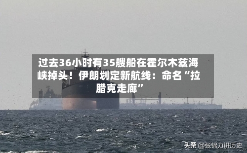 过去36小时有35艘船在霍尔木兹海峡掉头！伊朗划定新航线：命名“拉腊克走廊	”-第2张图片