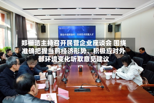 郑栅洁主持召开民营企业座谈会 围绕准确把握当前经济形势、积极应对外部环境变化听取意见建议-第2张图片