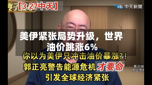 美伊紧张局势升级，世界油价跳涨6%-第2张图片