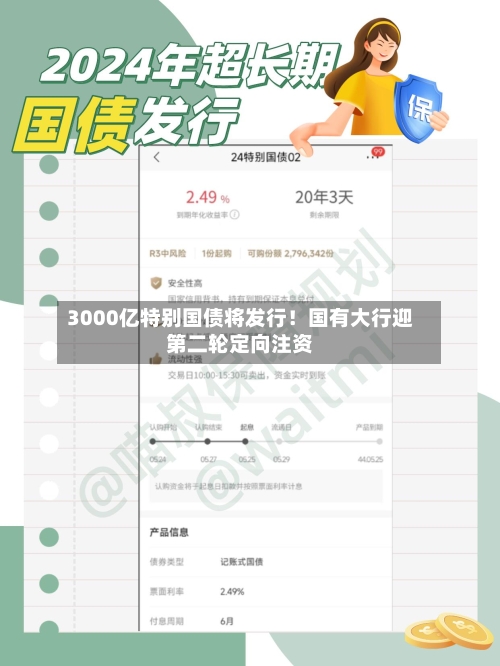 3000亿特别国债将发行！国有大行迎第二轮定向注资-第2张图片