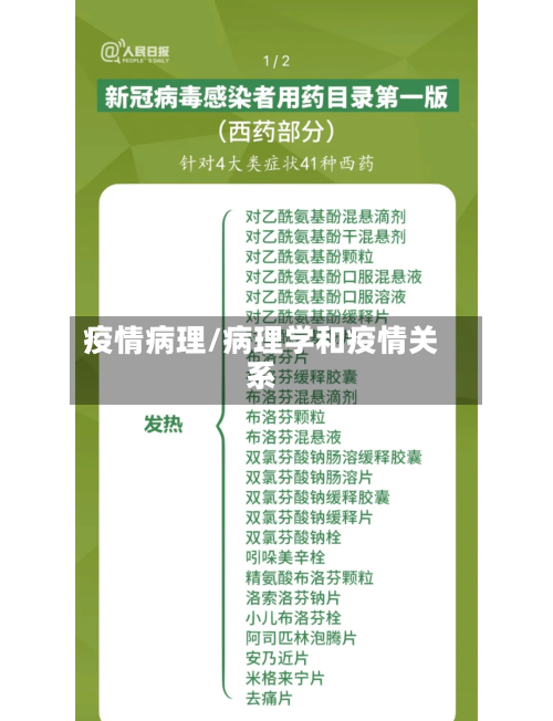 疫情病理/病理学和疫情关系