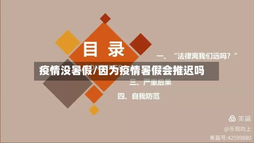 疫情没暑假/因为疫情暑假会推迟吗-第2张图片