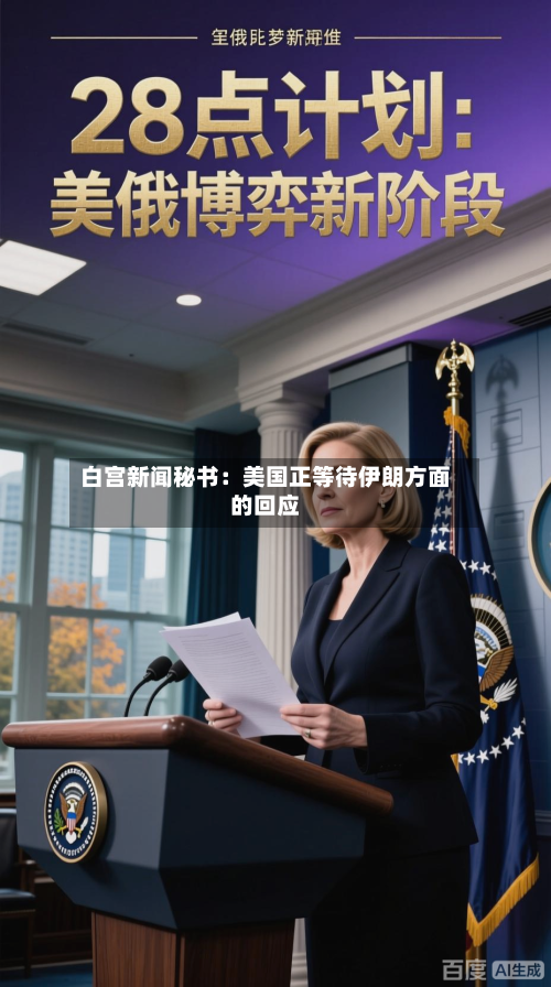 白宫新闻秘书：美国正等待伊朗方面的回应