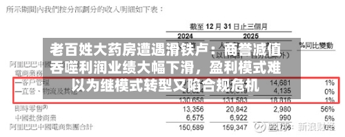 老百姓大药房遭遇滑铁卢：商誉减值吞噬利润业绩大幅下滑，盈利模式难以为继模式转型又陷合规危机-第3张图片