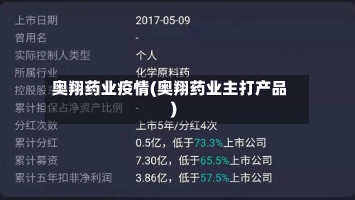 奥翔药业疫情(奥翔药业主打产品)