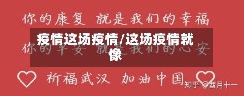 疫情这场疫情/这场疫情就像