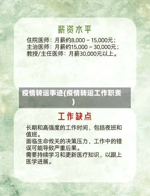 疫情转运事迹(疫情转运工作职责)-第3张图片