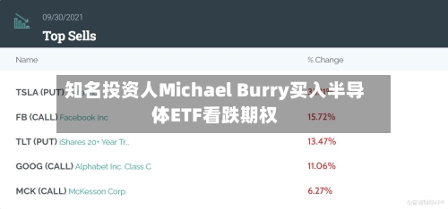 知名投资人Michael Burry买入半导体ETF看跌期权