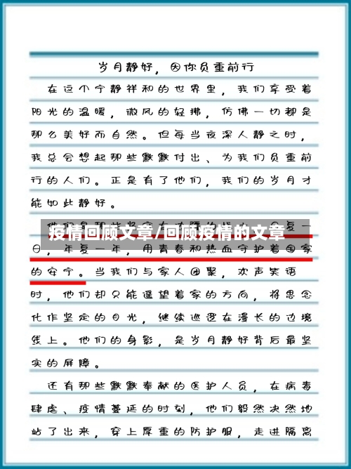 疫情回顾文章/回顾疫情的文章-第2张图片