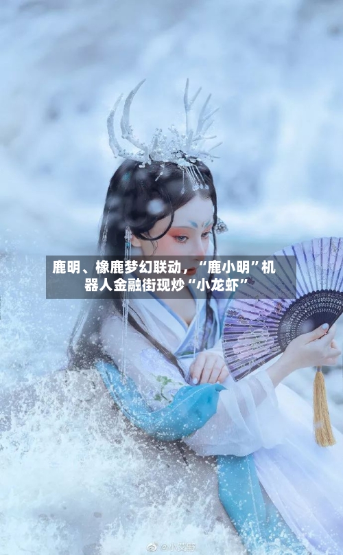鹿明、橡鹿梦幻联动，“鹿小明	”机器人金融街现炒“小龙虾”-第2张图片