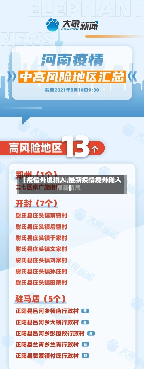 【疫情外境输入,最新疫情境外输入】