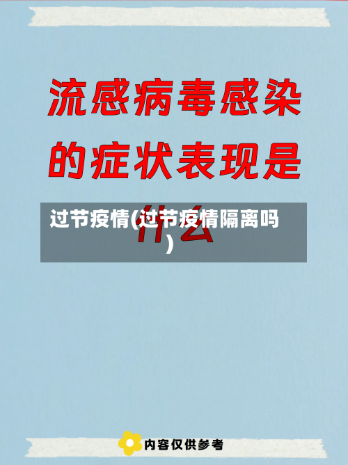 过节疫情(过节疫情隔离吗)-第2张图片