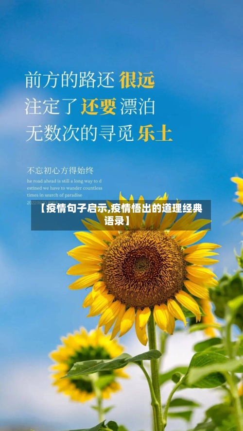 【疫情句子启示,疫情悟出的道理经典语录】