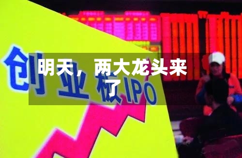 明天，两大龙头来了-第3张图片