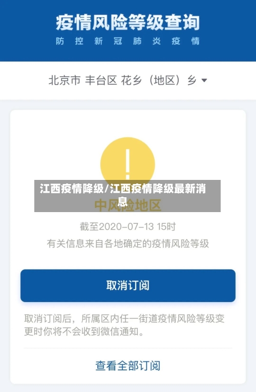 江西疫情降级/江西疫情降级最新消息-第3张图片