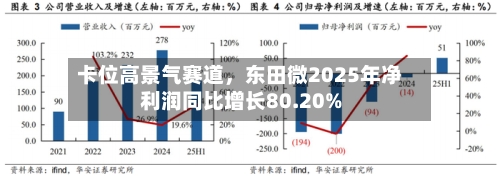 卡位高景气赛道	，东田微2025年净利润同比增长80.20%-第2张图片