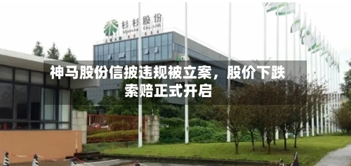 神马股份信披违规被立案，股价下跌索赔正式开启-第2张图片