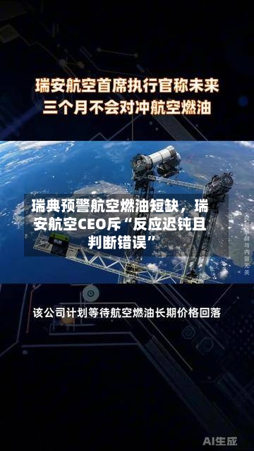 瑞典预警航空燃油短缺	，瑞安航空CEO斥“反应迟钝且判断错误”-第3张图片