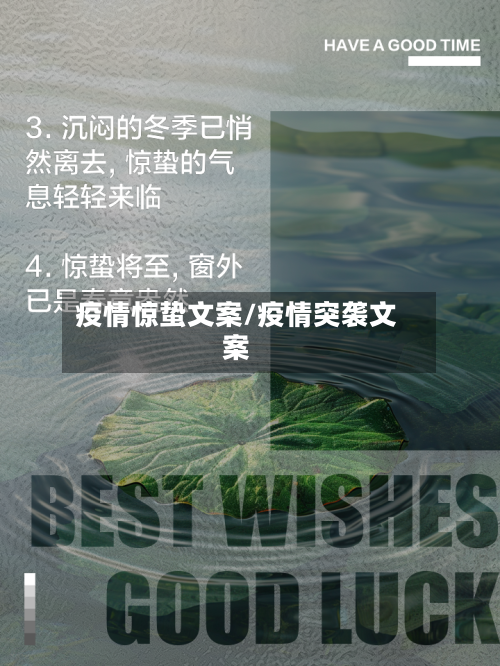 疫情惊蛰文案/疫情突袭文案