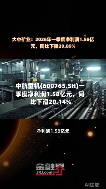 中航重机(600765.SH)一季度净利润1.58亿元，同比下滑20.14%