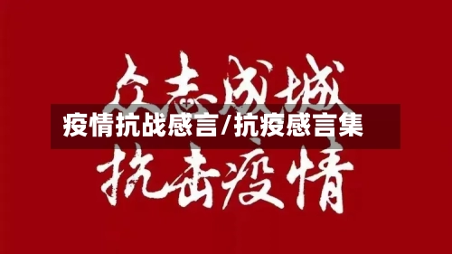 疫情抗战感言/抗疫感言集