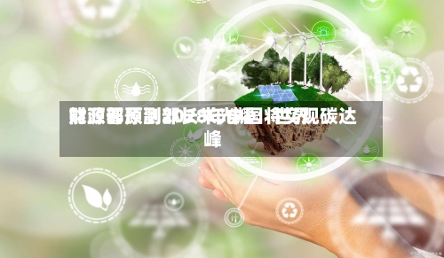 财政部原副部长朱光耀：世界能源署预测2028年中国将实现碳达峰-第2张图片