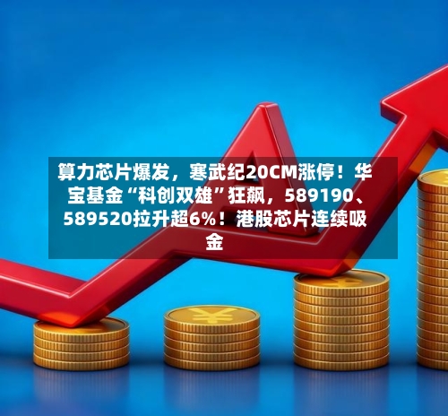 算力芯片爆发	，寒武纪20CM涨停！华宝基金“科创双雄”狂飙，589190	、589520拉升超6%！港股芯片连续吸金-第3张图片