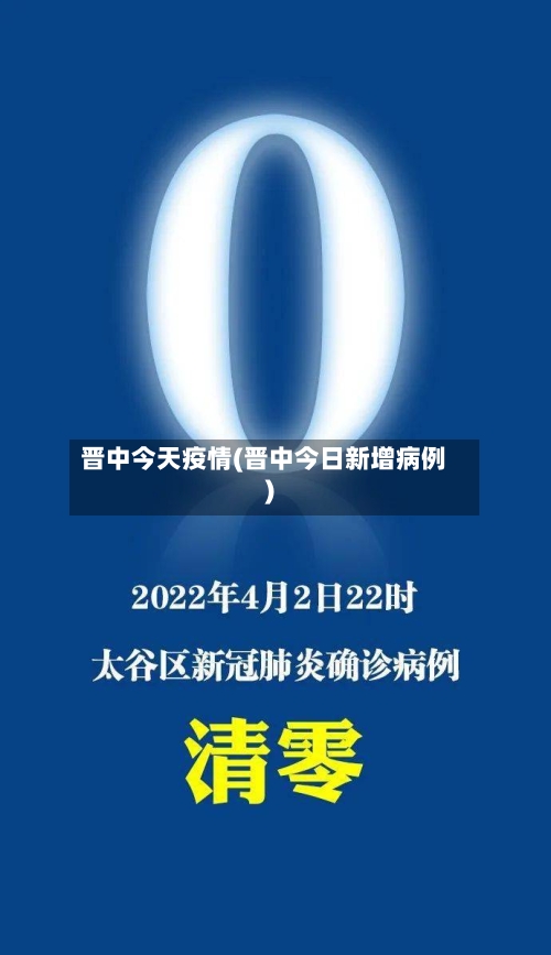晋中今天疫情(晋中今日新增病例)