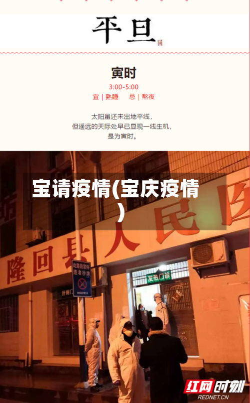 宝请疫情(宝庆疫情)-第2张图片