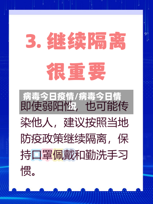 病毒今日疫情/病毒今日情况-第2张图片
