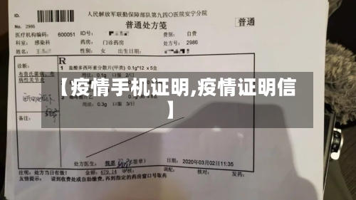 【疫情手机证明,疫情证明信】-第2张图片
