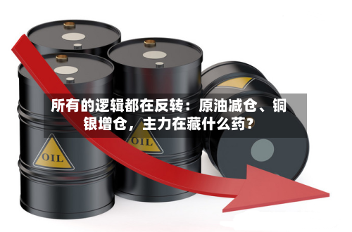 所有的逻辑都在反转：原油减仓、铜银增仓	，主力在藏什么药？-第3张图片