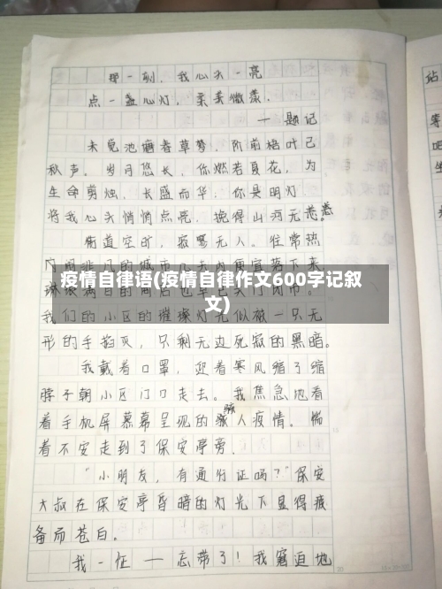 疫情自律语(疫情自律作文600字记叙文)