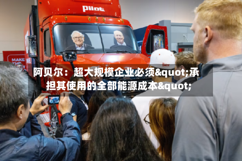 阿贝尔：超大规模企业必须"承担其使用的全部能源成本"