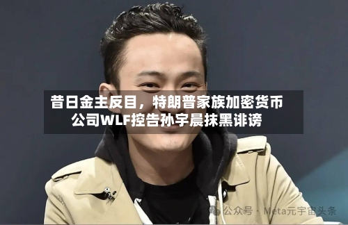 昔日金主反目，特朗普家族加密货币公司WLF控告孙宇晨抹黑诽谤-第3张图片