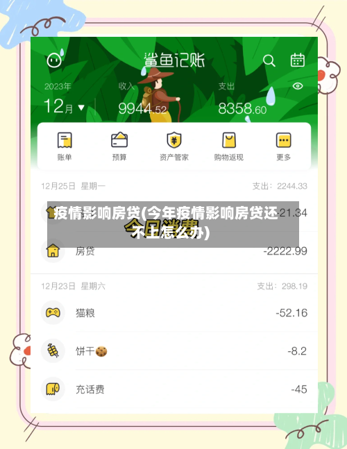 疫情影响房贷(今年疫情影响房贷还不上怎么办)