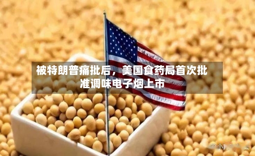被特朗普痛批后	，美国食药局首次批准调味电子烟上市-第3张图片